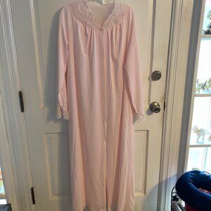 Vintage Nylon Pink Robe by Shadowline